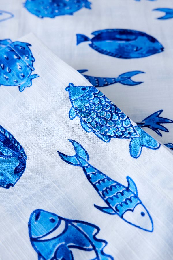 Vista de diapositivas: 2: Anna + Nina More Fish in the Sea Napkin, Set of 2