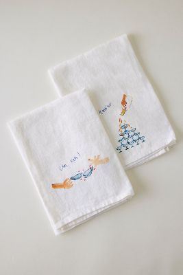 Dinette Linen Napkins, Set of 2