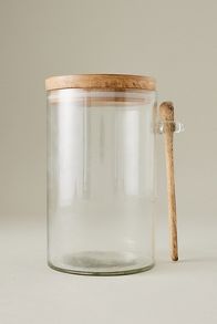 Slide View: 2: nkuku Kossi Large Glass Storage Jar