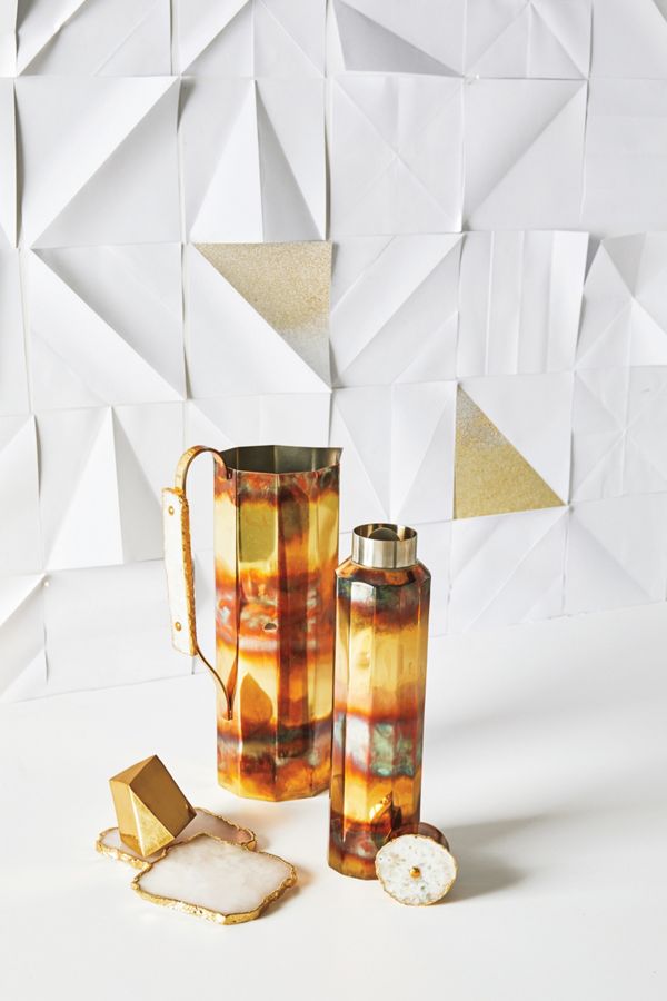 Slivered Geode Coaster Anthropologie UK