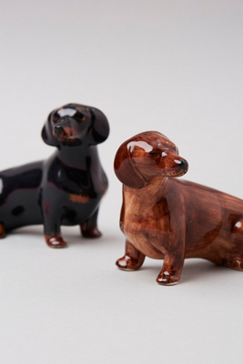 dachshund salt and pepper shakers