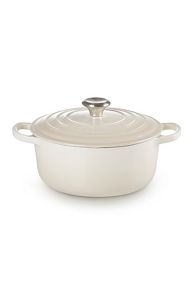 Slide View: 3: Le Creuset Cast Iron Round Casserole, 22cm