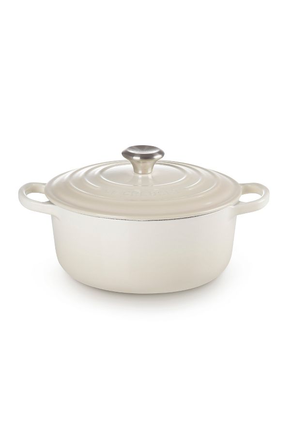 Slide View: 3: Le Creuset Cast Iron Round Casserole, 22cm