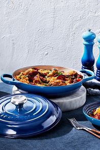 Slide View: 2: Le Creuset Cast Iron Shallow Casserole, 26cm