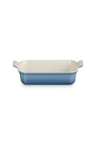 Slide View: 1: Le Creuset Medium Stoneware Heritage Rectangular Dish, 26cm