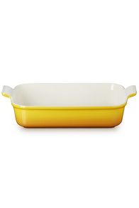 Slide View: 3: Le Creuset Large Stoneware Heritage Rectangular Dish, 32cm