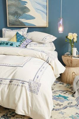 anthropologie duvet cover