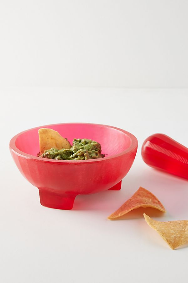 Slide View: 1: Silvia Molcajete Bowl and Pestle