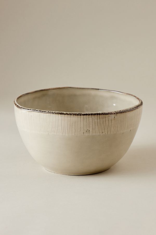 Vista diapositiva: 2: nkuku Malia Stoneware Serving Bowl