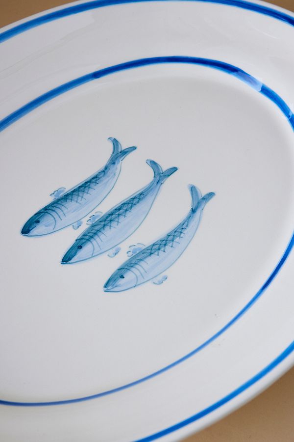 Slide View: 2: Anna + Nina Sardine Serving Platter