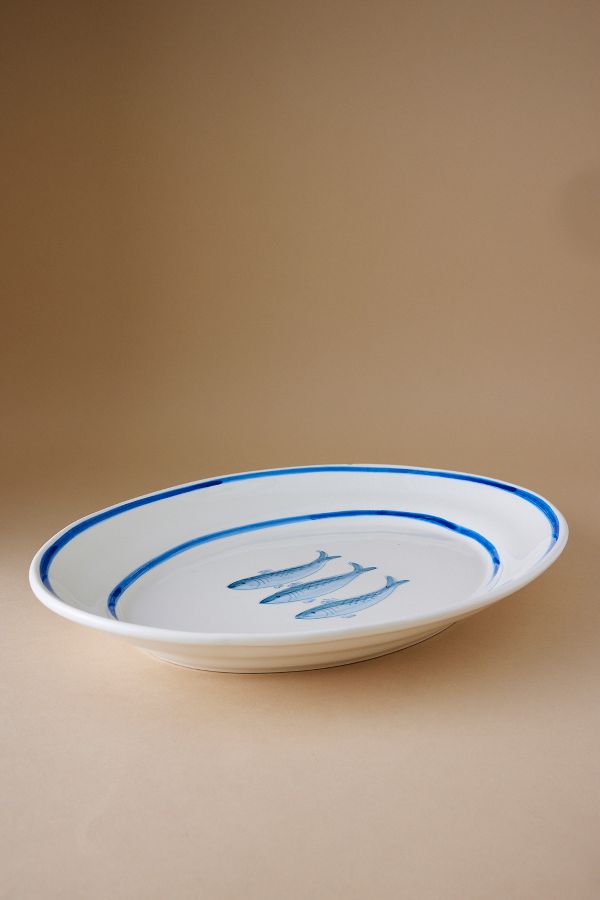 Slide View: 1: Anna + Nina Sardine Serving Platter