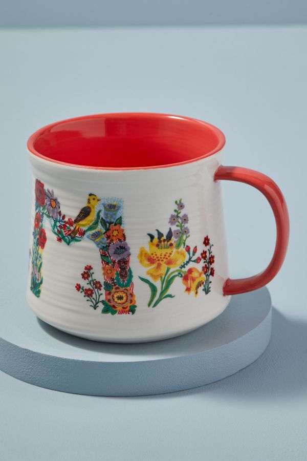 Tasse Avec Monogramme Mum Nathalie Lete Anthropologie Fr