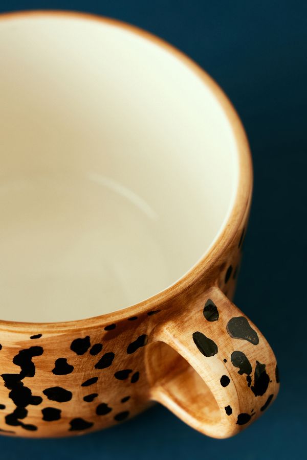 Vista diapositiva: 2: Tazza Cappuccino Leopardata Anna + Nina