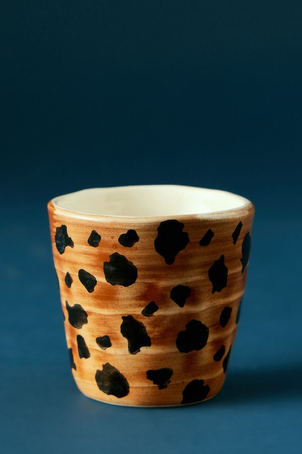 Vista diapositiva: 2: Tazza da Espresso Leopardata Anna + Nina