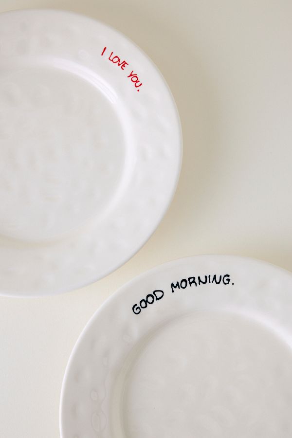 Vista diapositiva: 3: Anna + Nina Good Morning Breakfast Plate