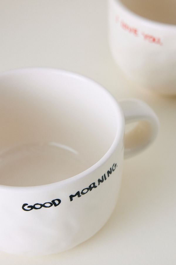 Slide View: 3: Anna + Nina Good Morning Cappuccino Mug