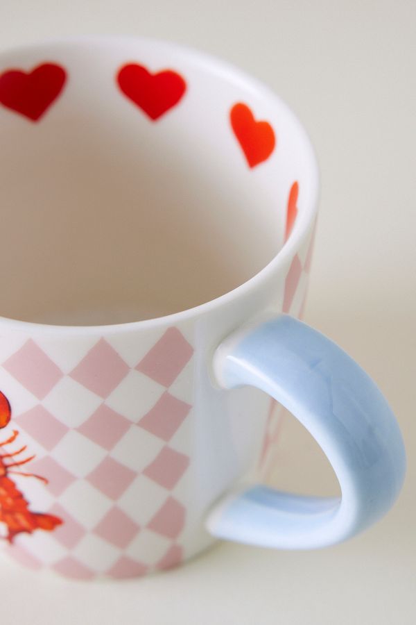 Slide View: 2: Mug en porcelaine Eleanor Bowmer You're My Lobster