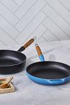 Thumbnail View 1: Le Creuset Cast Iron Frying Pan with Wooden Handle, 28cm