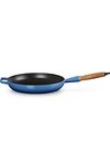 Thumbnail View 2: Le Creuset Cast Iron Frying Pan with Wooden Handle, 28cm