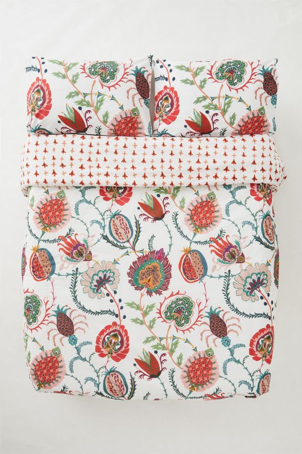 Kerin Floral Double Duvet Set Anthropologie UK
