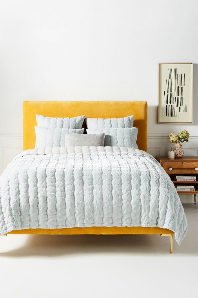 Ellery Burnout Velvet Quilt Anthropologie