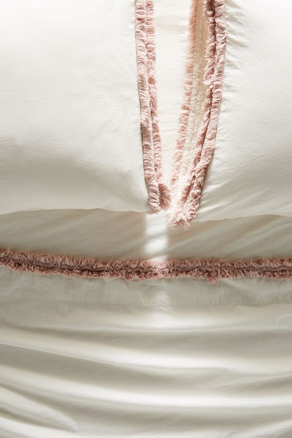 Fringed Pasha Percale Sheet Set Anthropologie