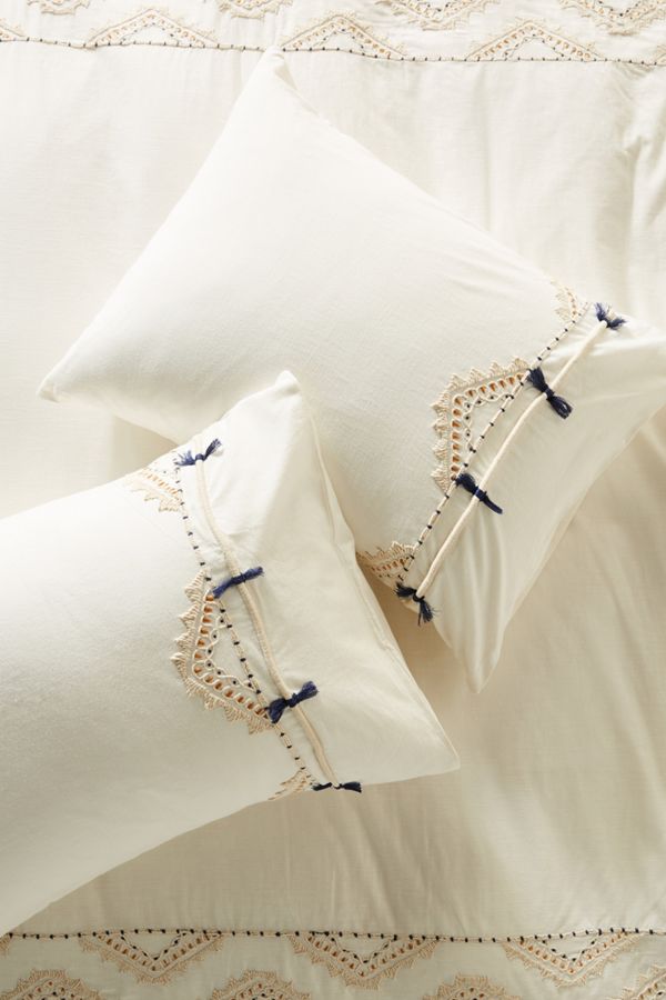 Vineet Bahl Embroidered Romula Pillowcases Anthropologie Uk