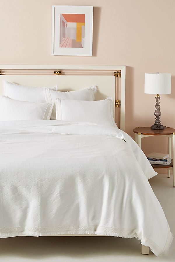 Slide View: 1: Felicity Matelasse Duvet Cover