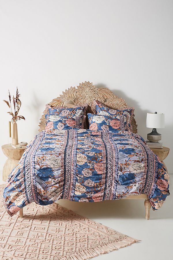 Slide View: 1: Majorelle Duvet Cover