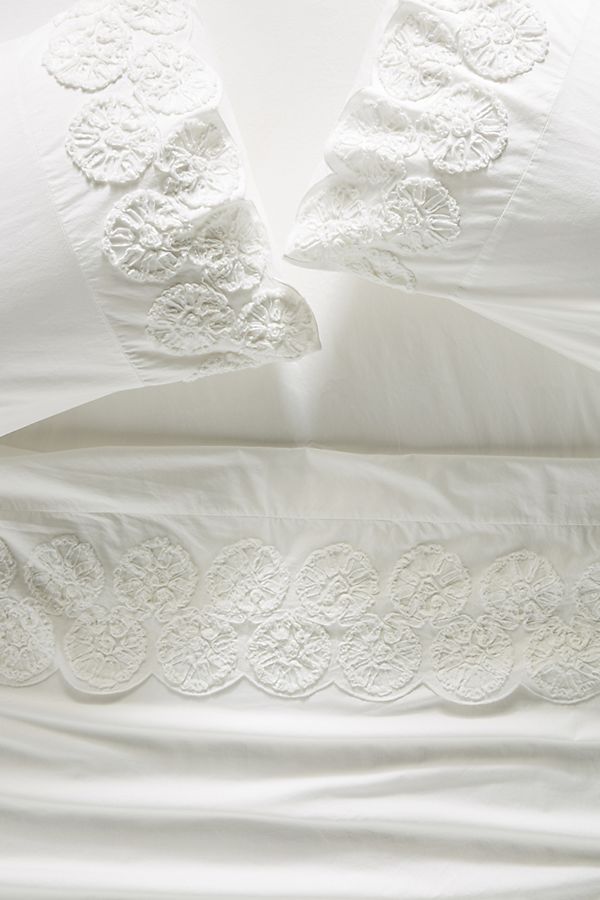 Slide View: 1: Embellished Floriana Sheet Set