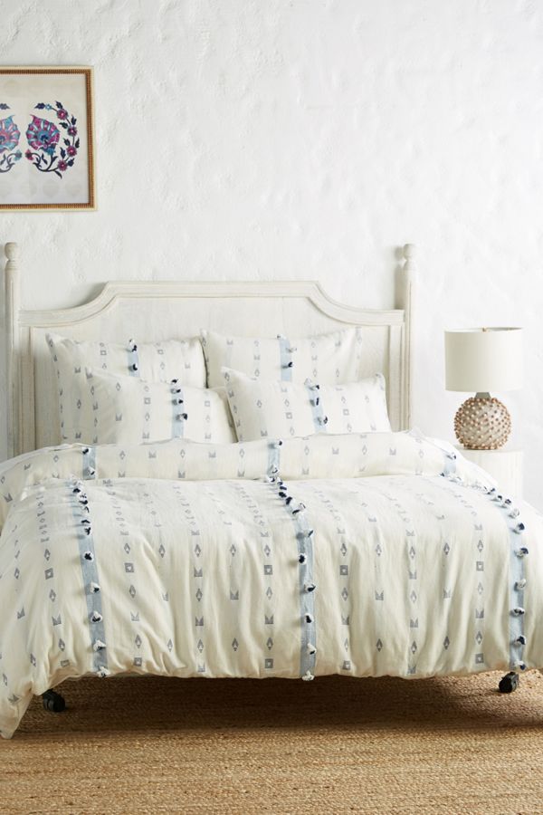 Tasseled Hadria Duvet Cover Anthropologie