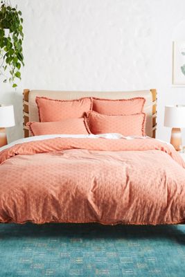 Orange Duvet Covers Full Queen King Sizes Anthropologie