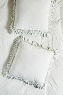 Green Pillow Shams Textured Colorful Shams Anthropologie