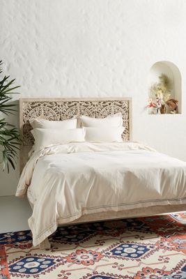 Beige White Bedding White Bed Sets Anthropologie