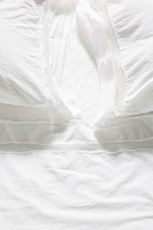 Slide View: 1: Washed Percale Clementine Sheet Set