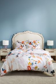 Slide View: 2: Bryony Cotton Slub Printed Shams, Set of 2