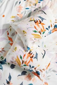 Slide View: 1: Bryony Cotton Slub Printed Shams, Set of 2