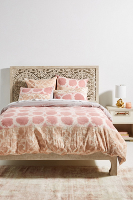 Pieced Cerise Duvet Cover Anthropologie