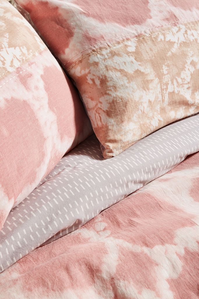 Pieced Cerise Duvet Cover Anthropologie