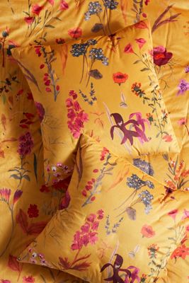 Yellow Pillow Shams Textured Colorful Shams Anthropologie