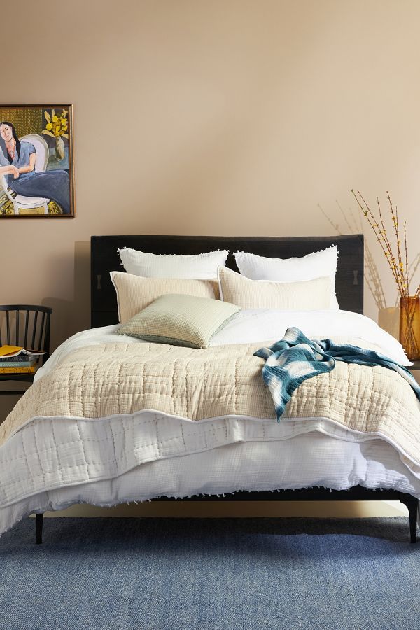 Quilt sets for simple bedroom decor. Calming essentials. Choose solids ...