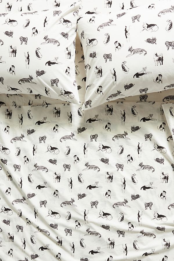 Slide View: 1: Lounging Hound Sheet Set