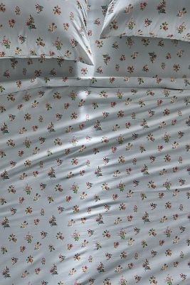 Organic Cotton Percale Printed Sheet Set