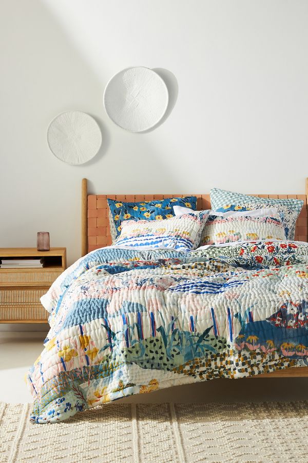 Slide View: 3: Rosalind Cotton Voile Printed Quilt