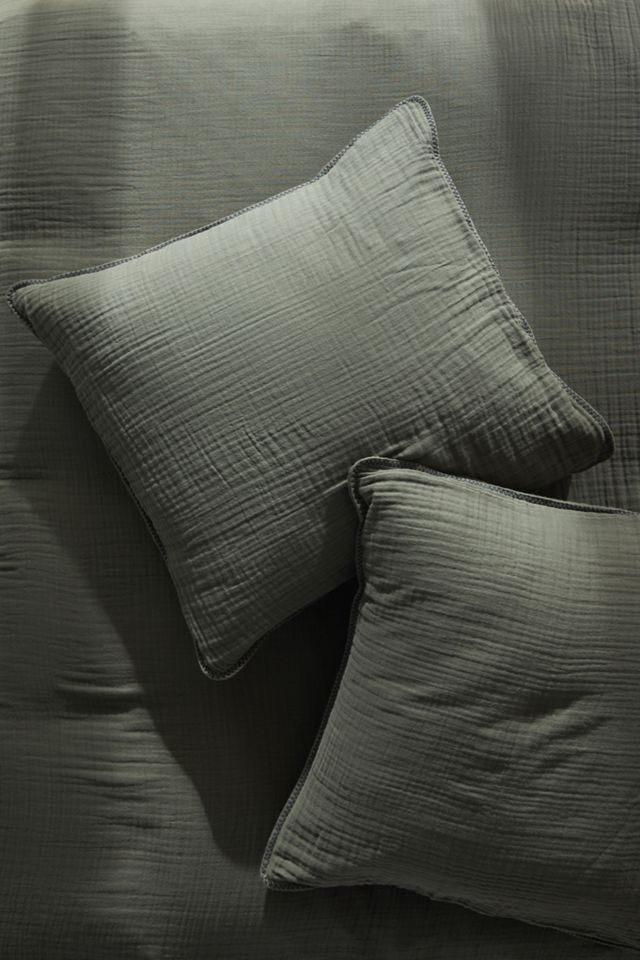 Amber Lewis for Anthropologie Gretchen Gauze Euro Sham Anthropologie