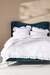 Thumbnail View 2: Organic Cotton Spa Sateen Ruffled Duvet Cover