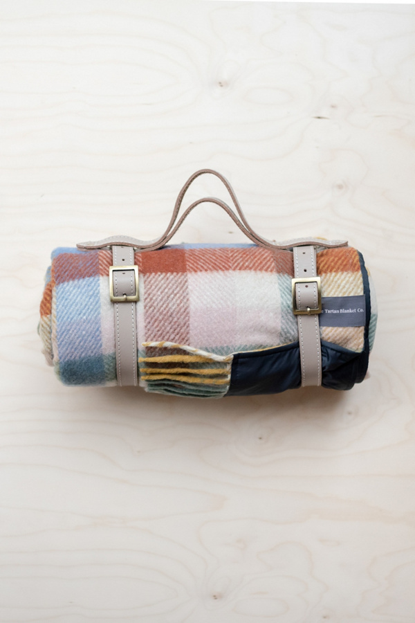 The Tartan Blanket Co. Rainbow Picnic Blanket Anthropologie UK