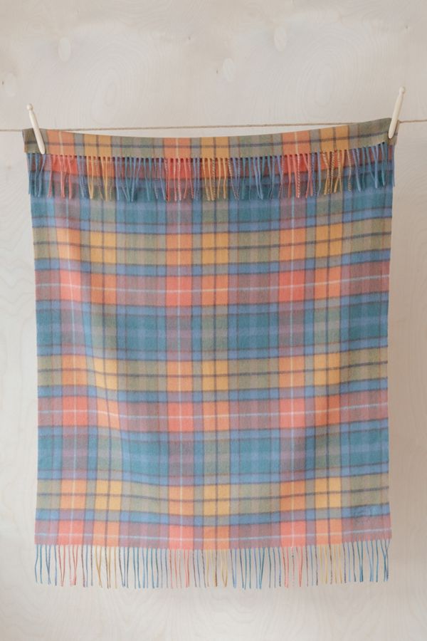 The Tartan Blanket Co. Gingham Baby Blanket Anthropologie UK
