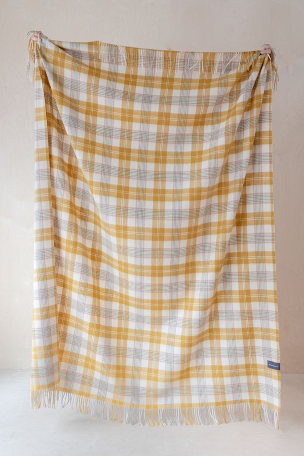 The Tartan Blanket Co. Checked Blanket Anthropologie UK