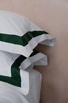 Thumbnail View 3: Sukun Notting Hill Green Cotton Sateen Bedding Set